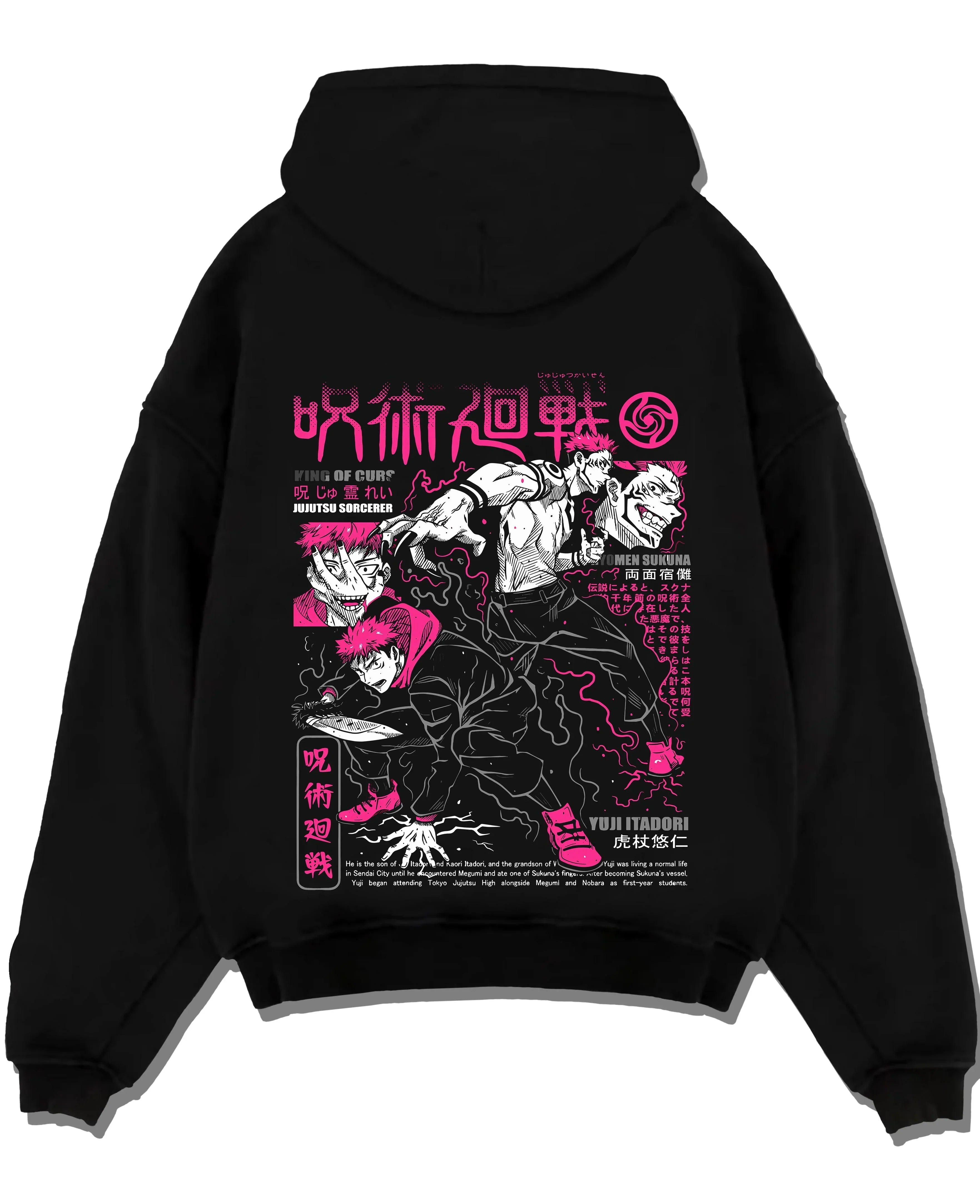 Sukuna vs Yuji Hoodie Jujutsu Kaisen Epic Fight