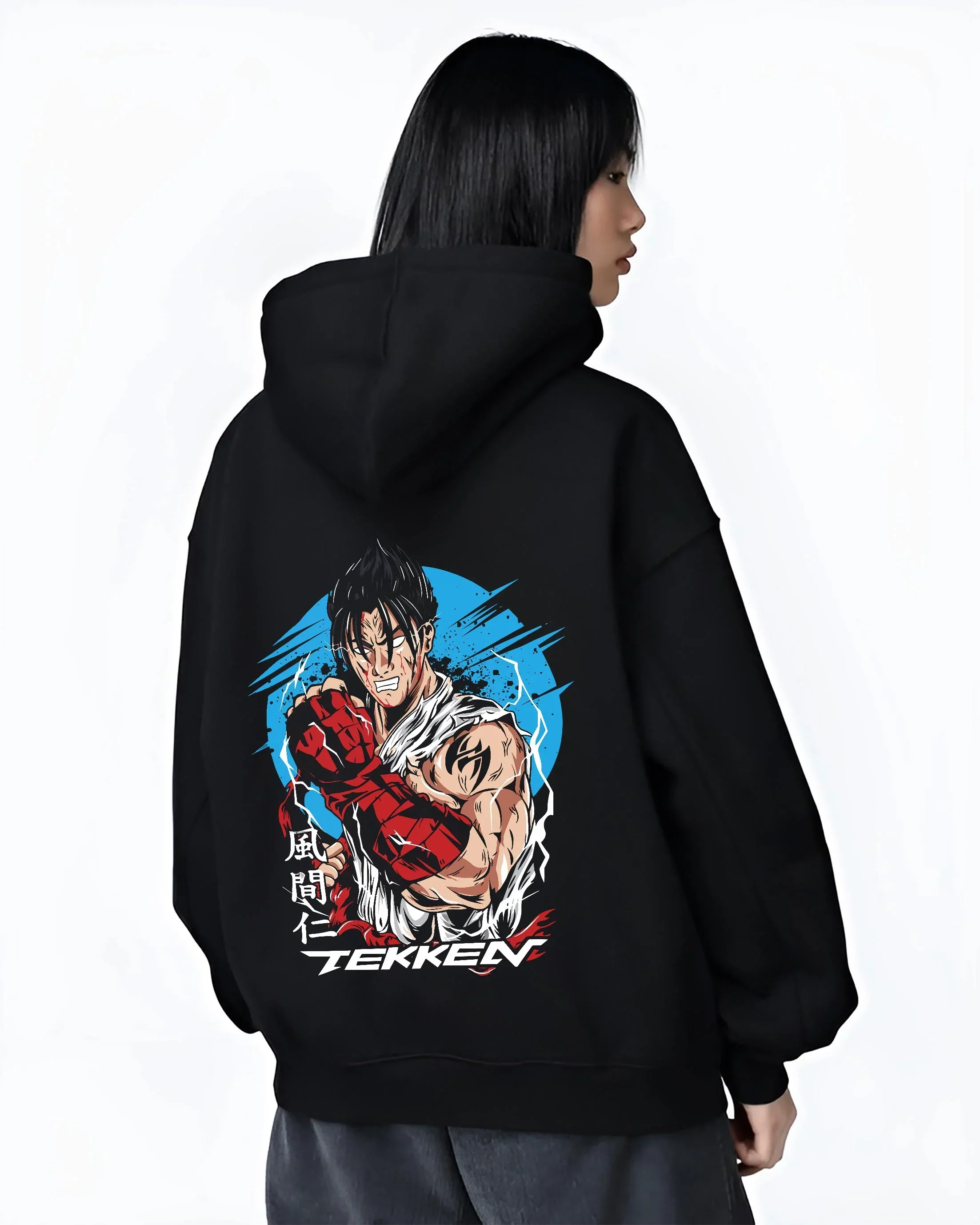 Tekken Hoodie Jin Kazama Iron Fist Champion Jumper - Image 3