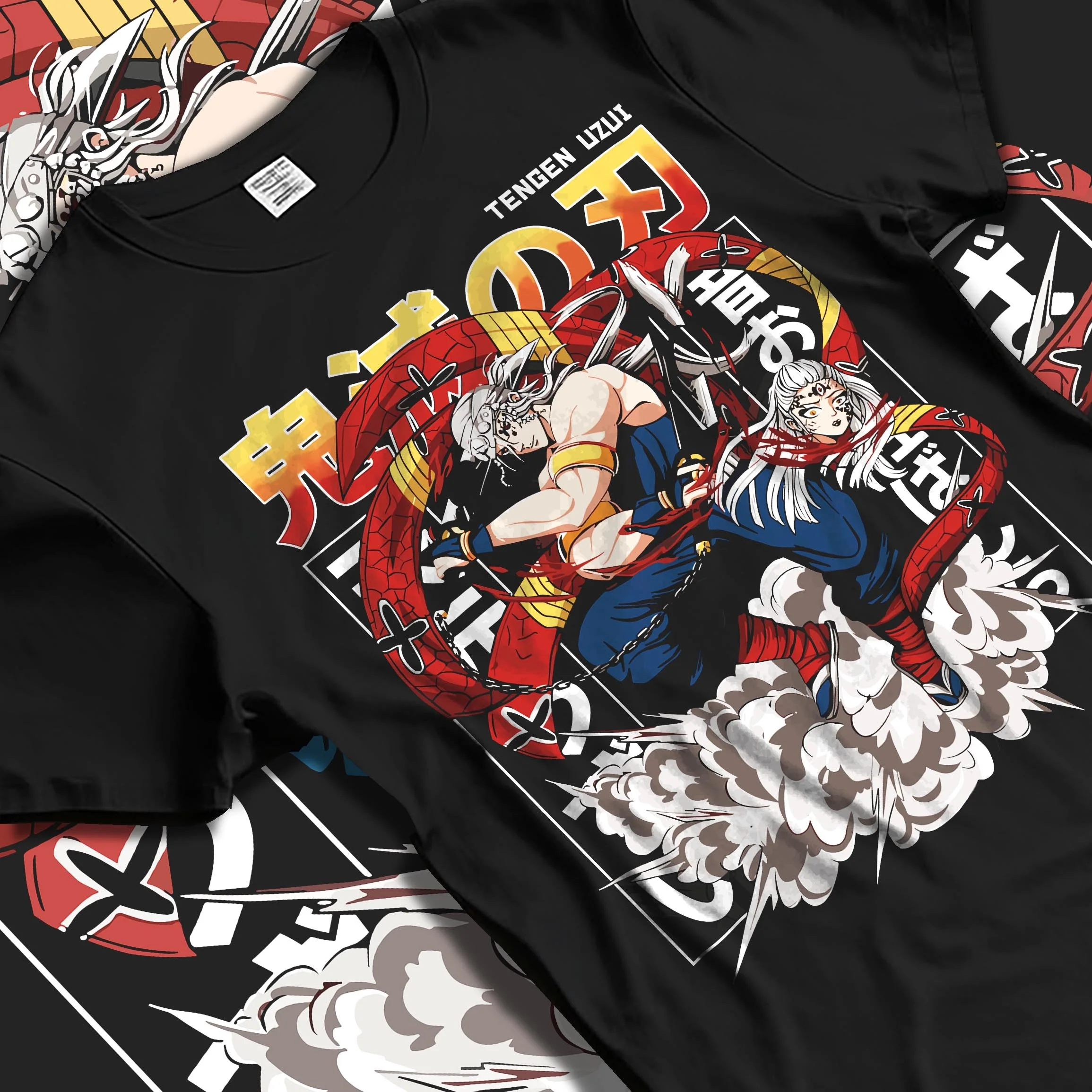 Tengen Uzui vs Gyutaro Sound Hashira Demon Slayer Hoodie - Image 5
