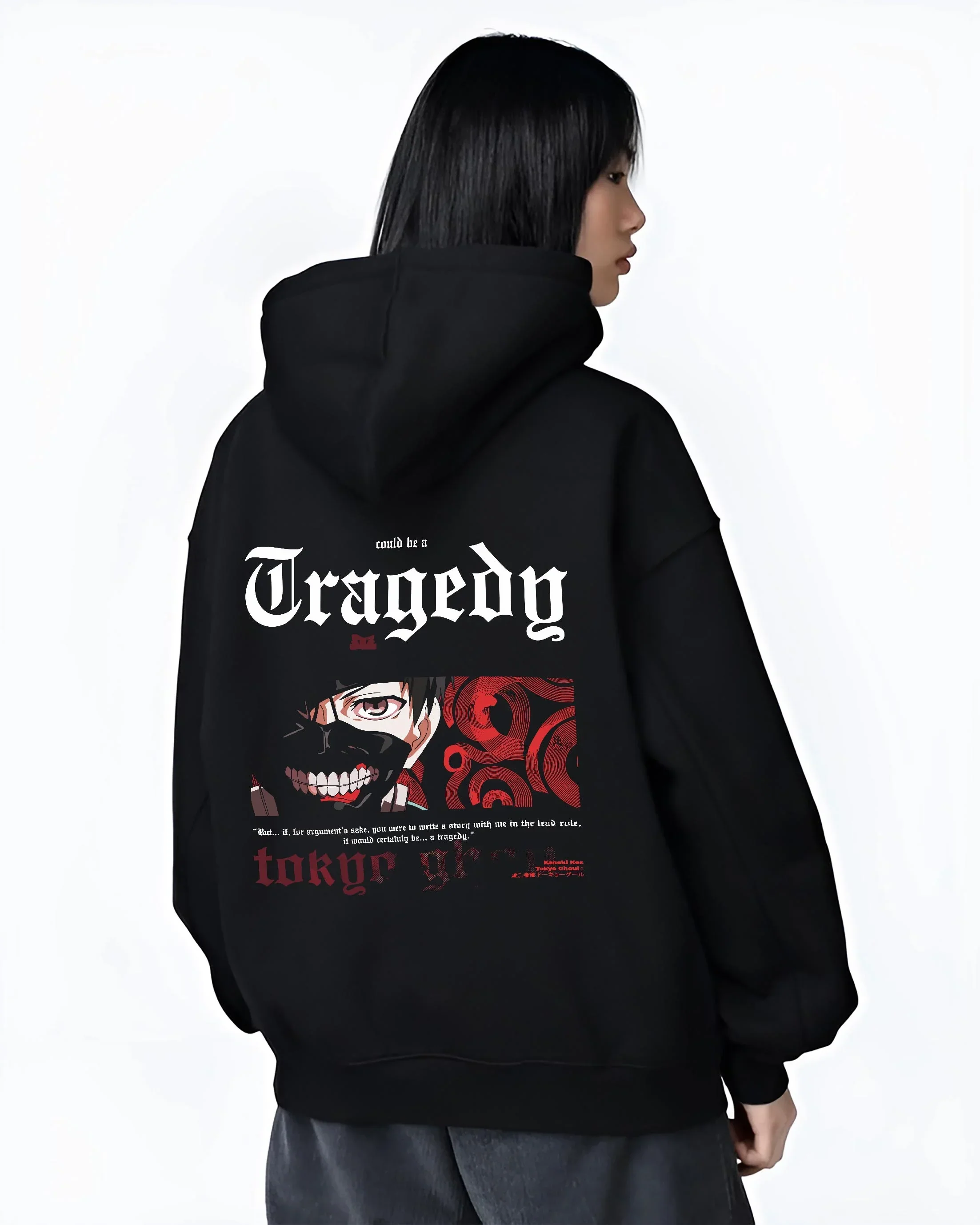 Tokyo Ghoul Ken Kaneki Hoodie Centipede Form Jumper - Image 3