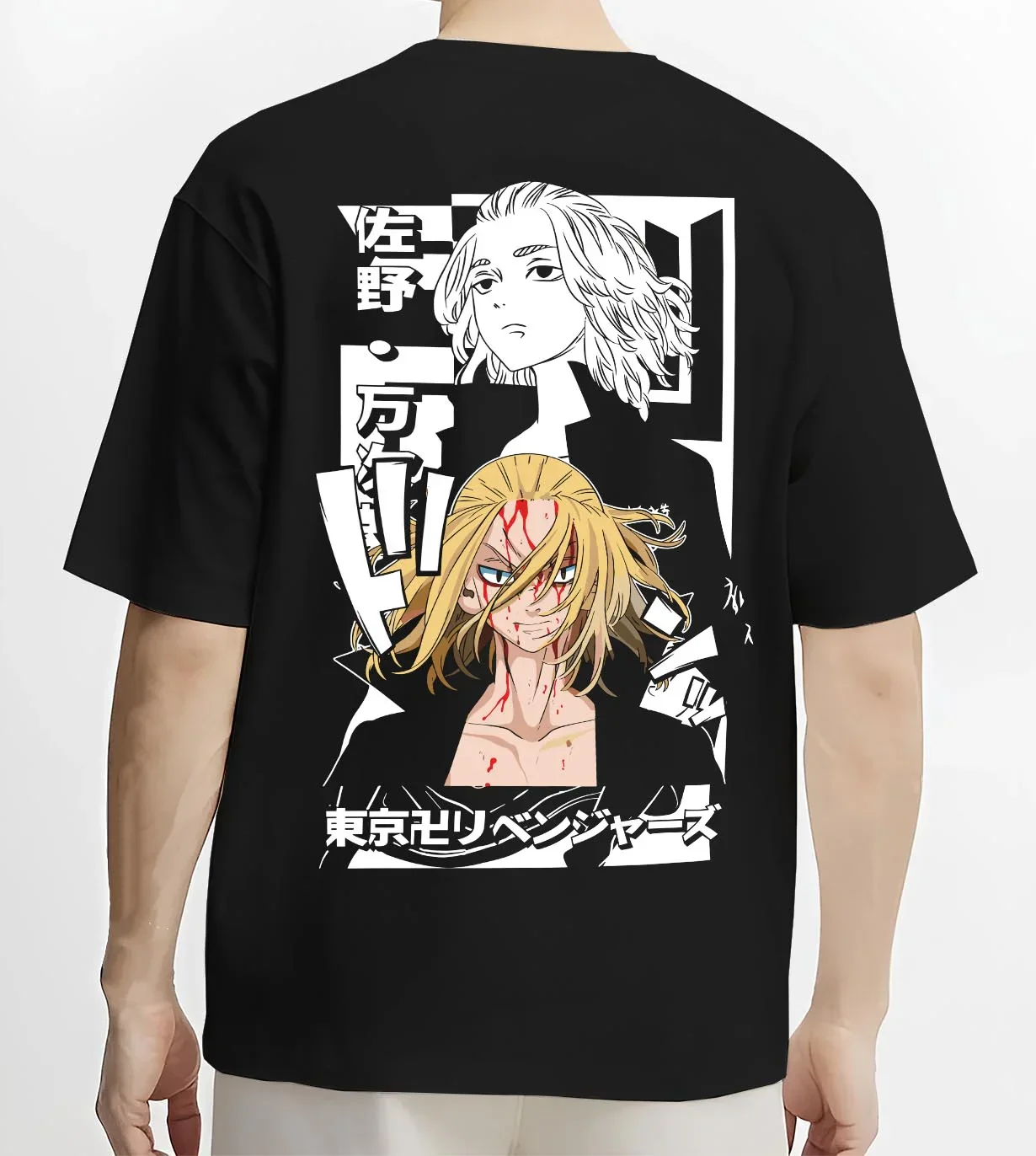 Tokyo Revengers Hoodie Manjiro Sano Blonde Leader - Image 4