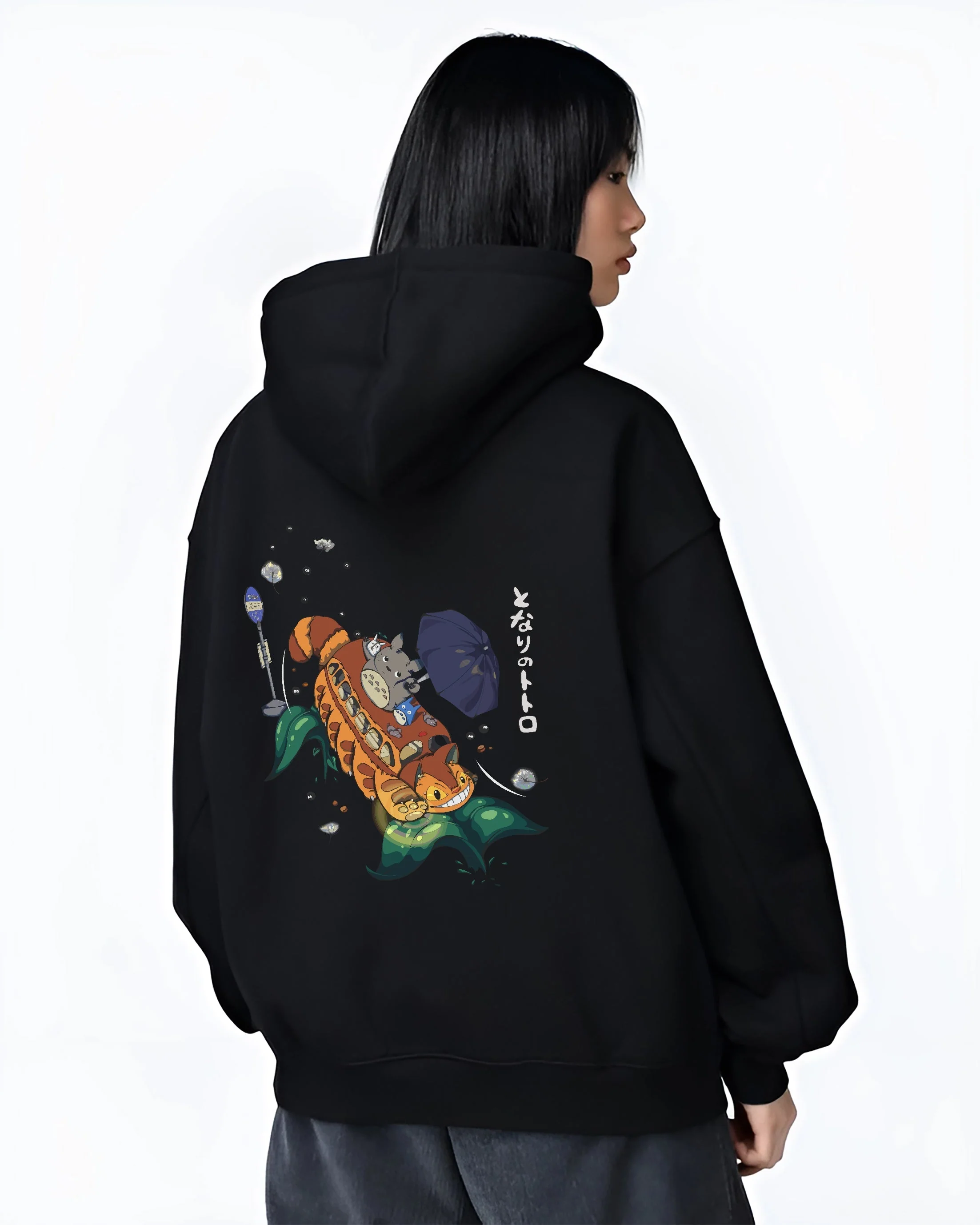 Totoro Catbus My Neighbour Totoro Streetwear Hoodie - Image 3