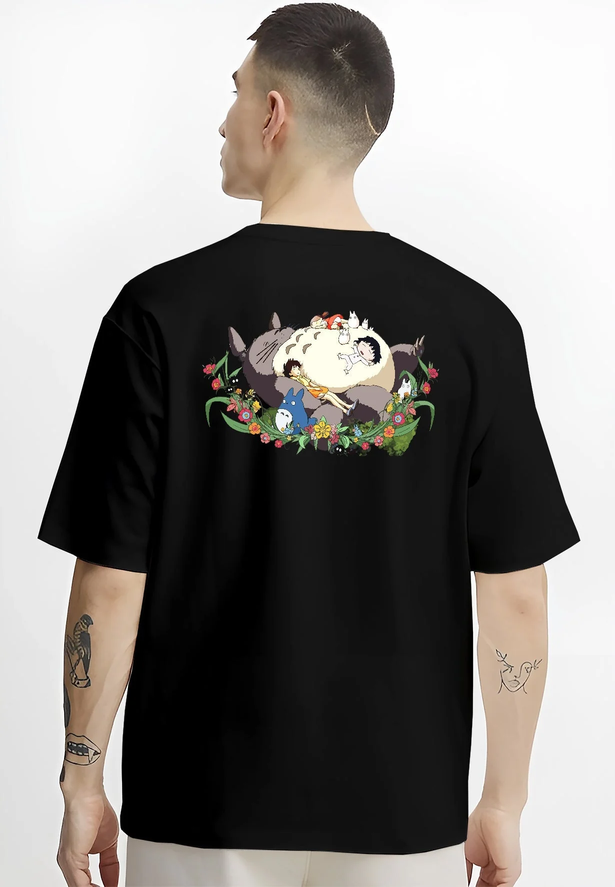 Totoro My Neighbour Totoro & Maruko Street Style Hoodie - Image 4