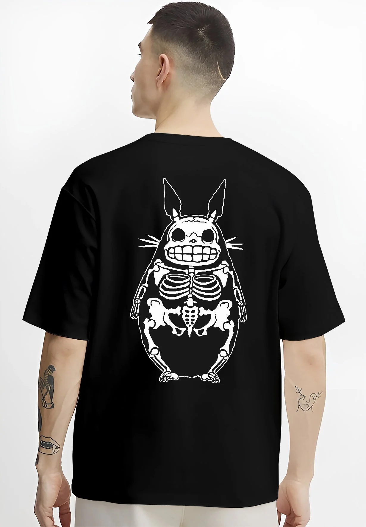 Totoro Studio Ghibli Forest Spirit Skeleton Hoodie - Image 4