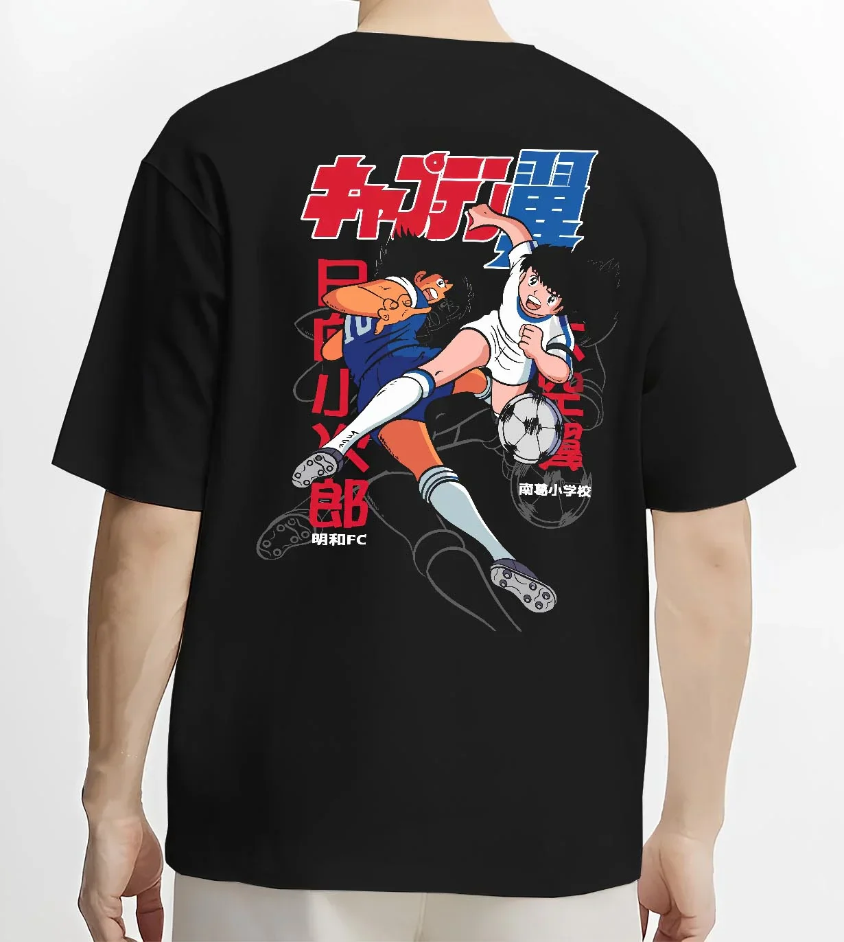 Tsubasa Captain Tsubasa Hoodie Soccer Duo Team Play - Image 4