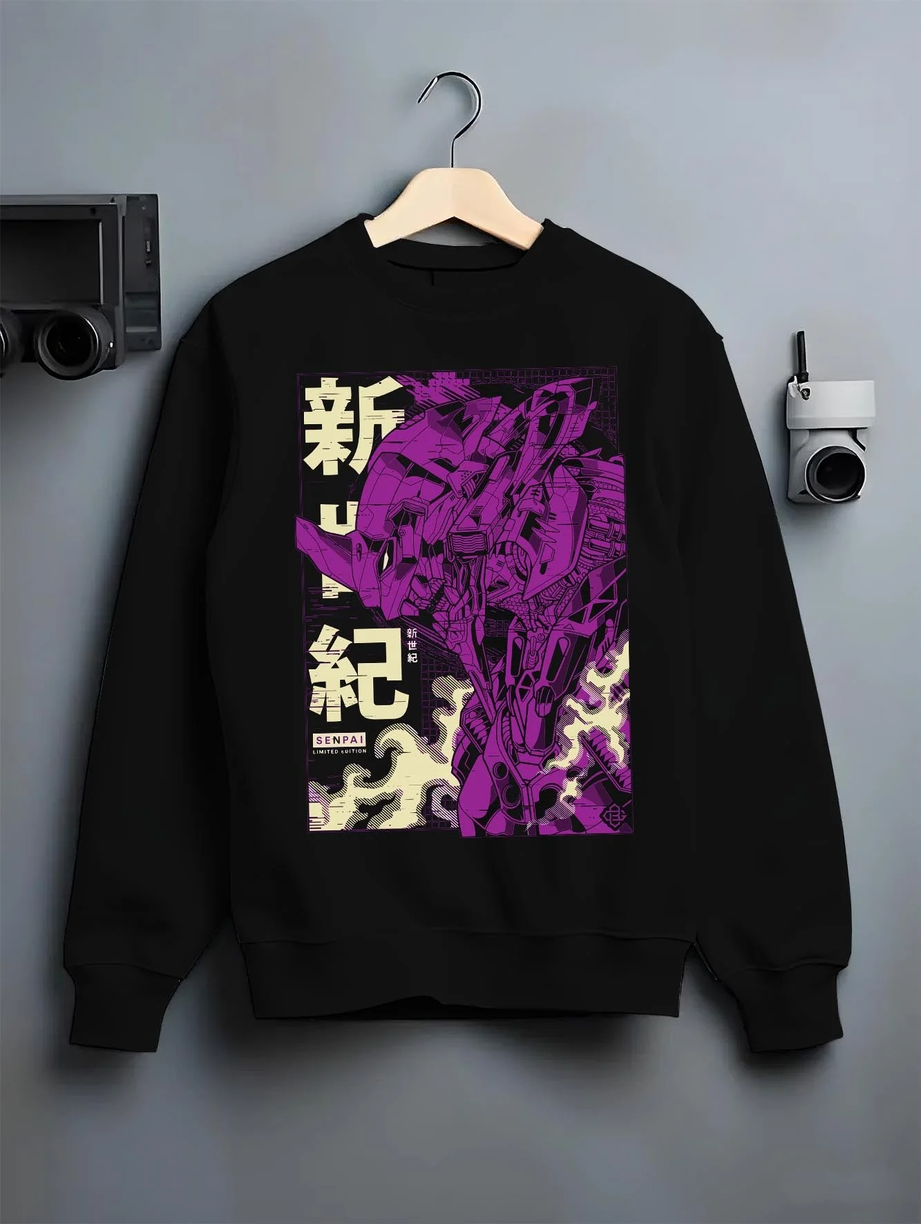 Evangelion Unit-01 Mech Neon Genesis Evangelion Hoodie - Image 6