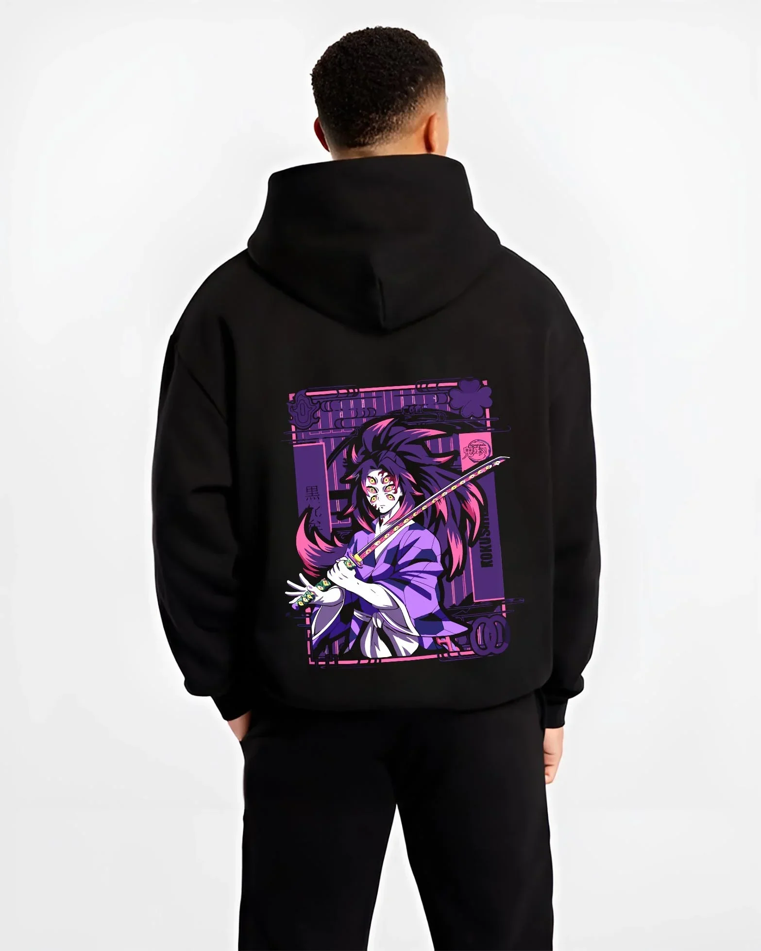 Upper Moon Hoodie Demon Slayer Demonic Power - Image 2