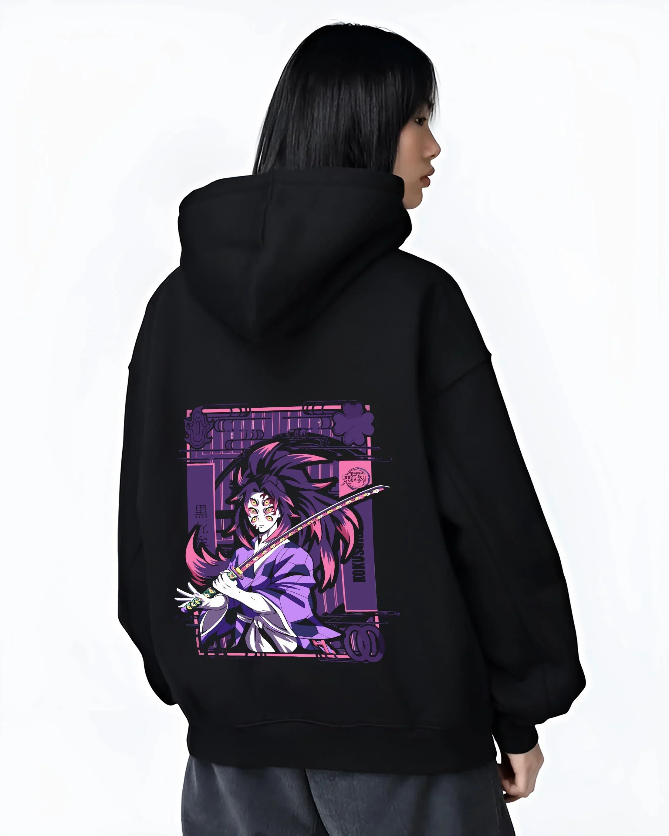 Upper Moon Hoodie Demon Slayer Demonic Power - Image 3