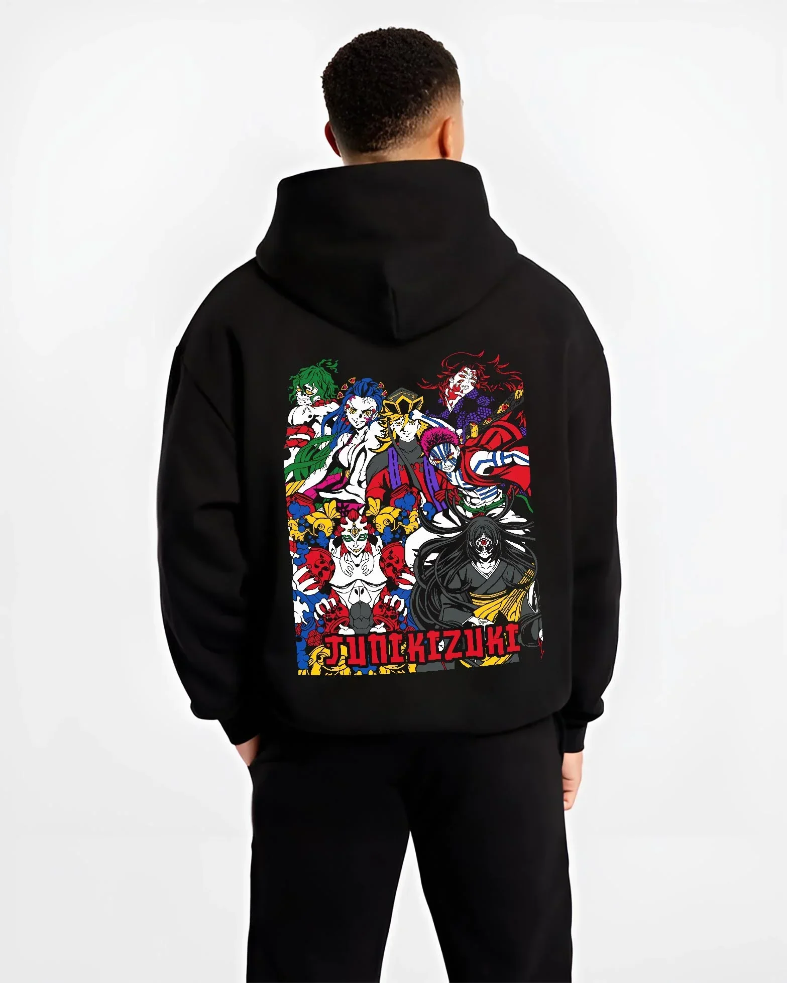 Upper Moons Kimetsu no Yaiba Hoodie Twelve Kizuki Elite - Image 2