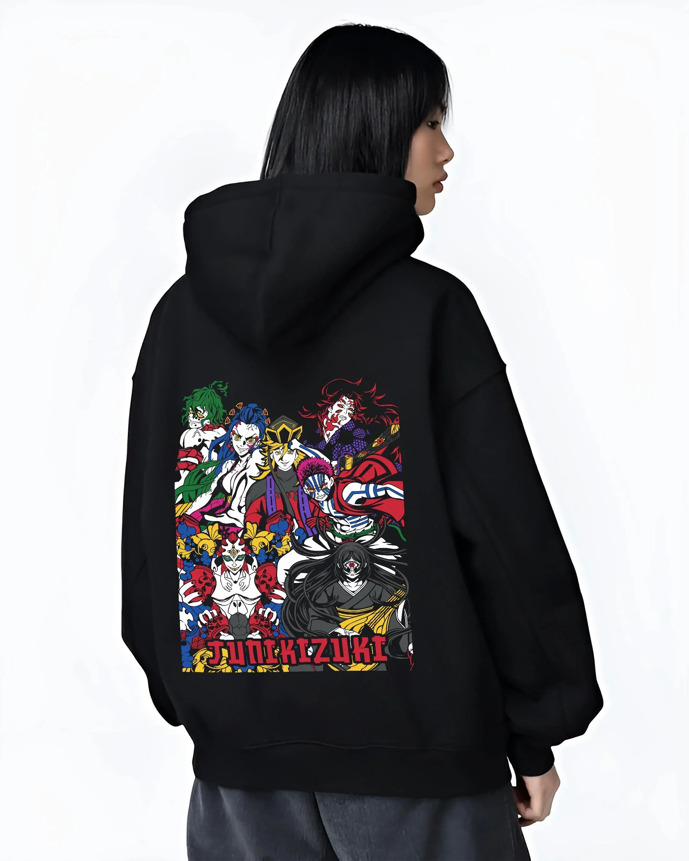 Upper Moons Kimetsu no Yaiba Hoodie Twelve Kizuki Elite - Image 3