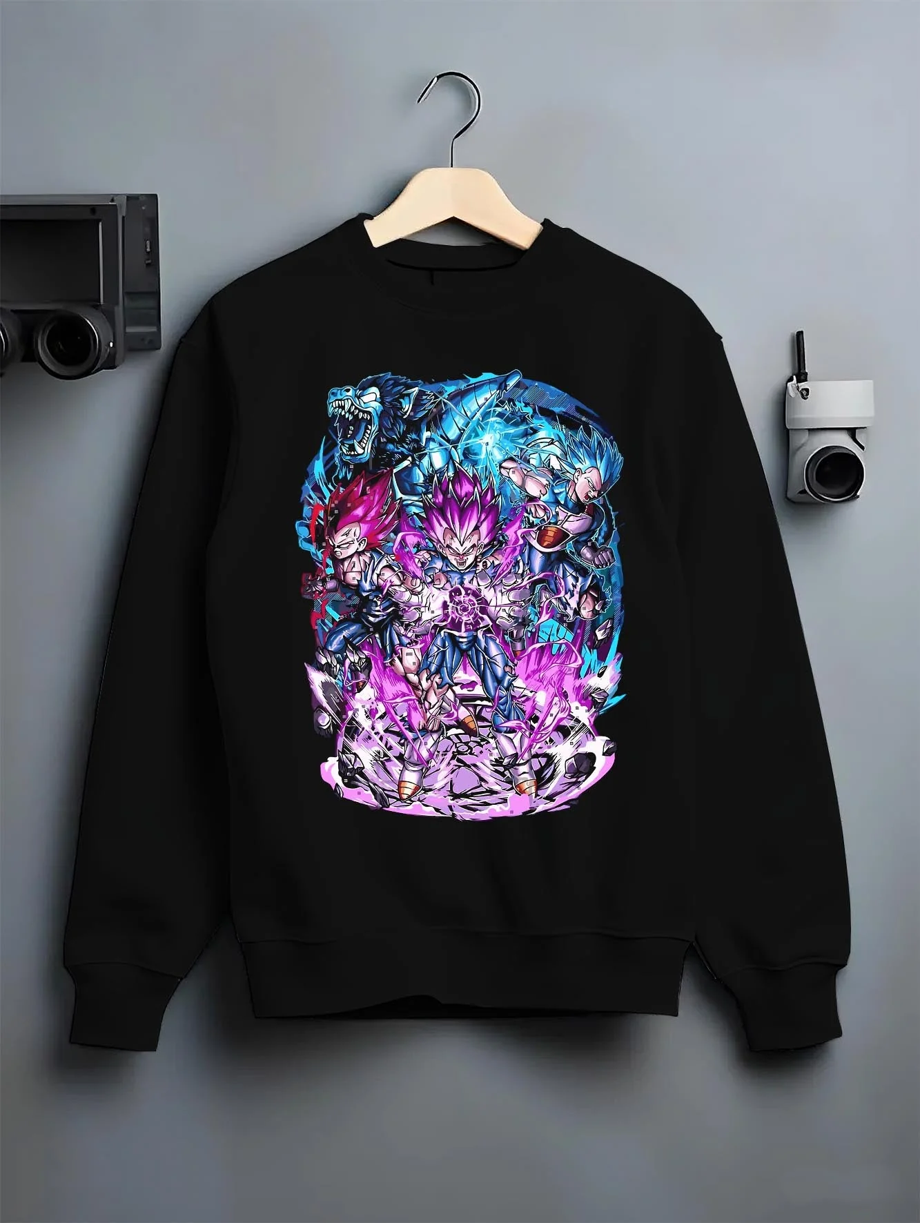 Vegeta Dragon Ball Z Hoodie Saiyan Prince All Forms Power - Image 6