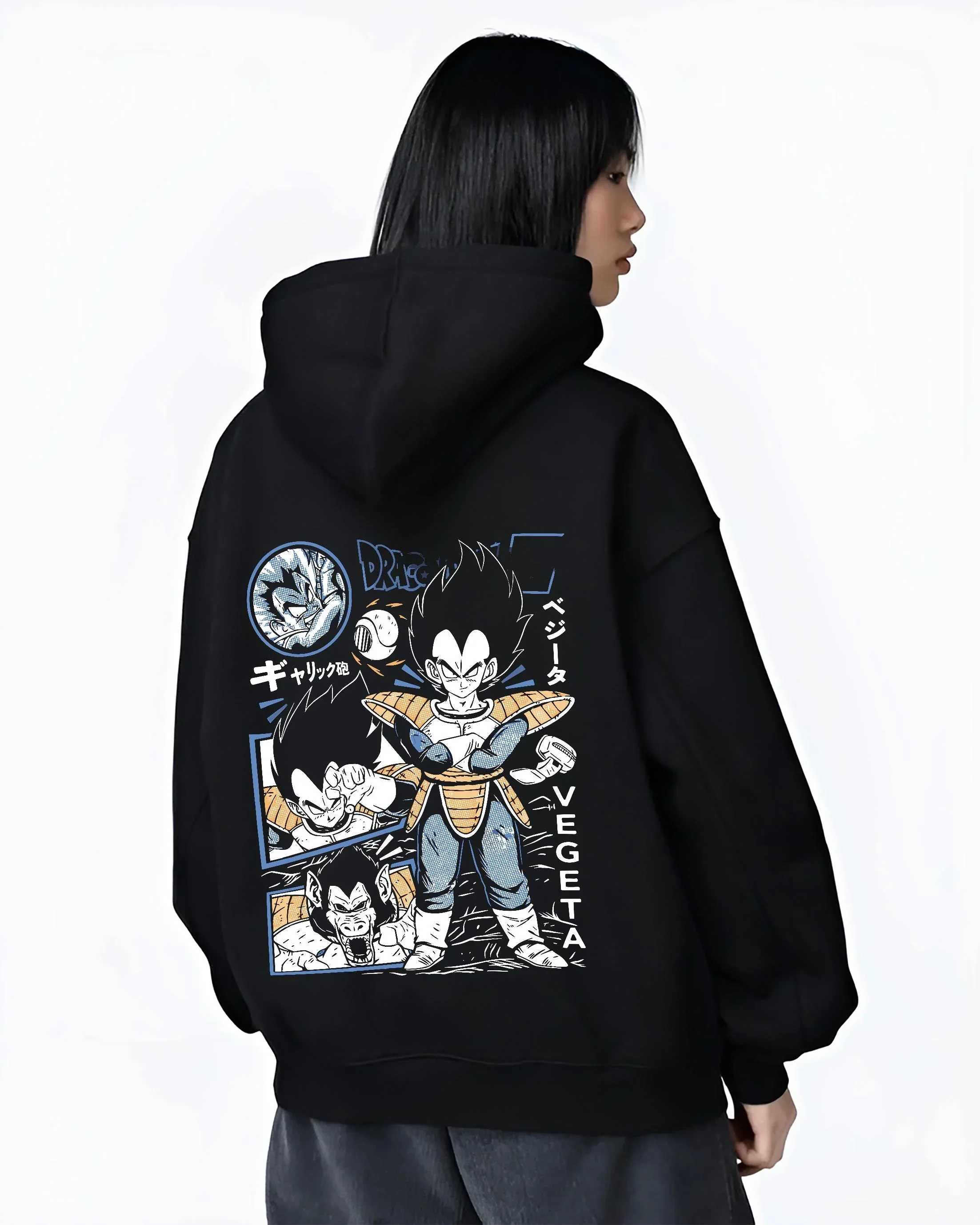 Vegeta Hoodie Dragon Ball Z Prince Saiyan Elite - Image 3