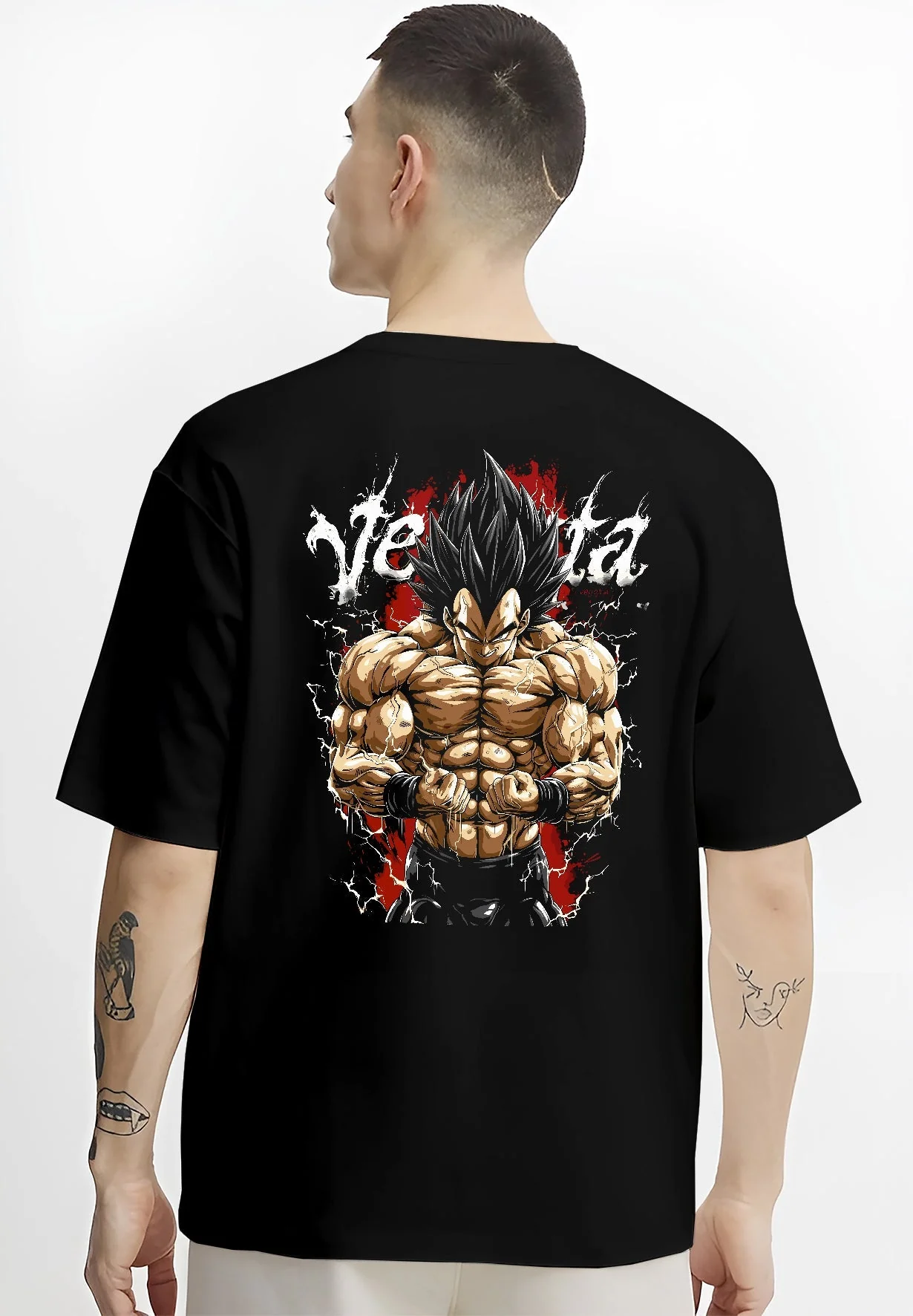 Vegeta Dragon Ball Z Hoodie Super Saiyan Gym Training Clash - Image 4