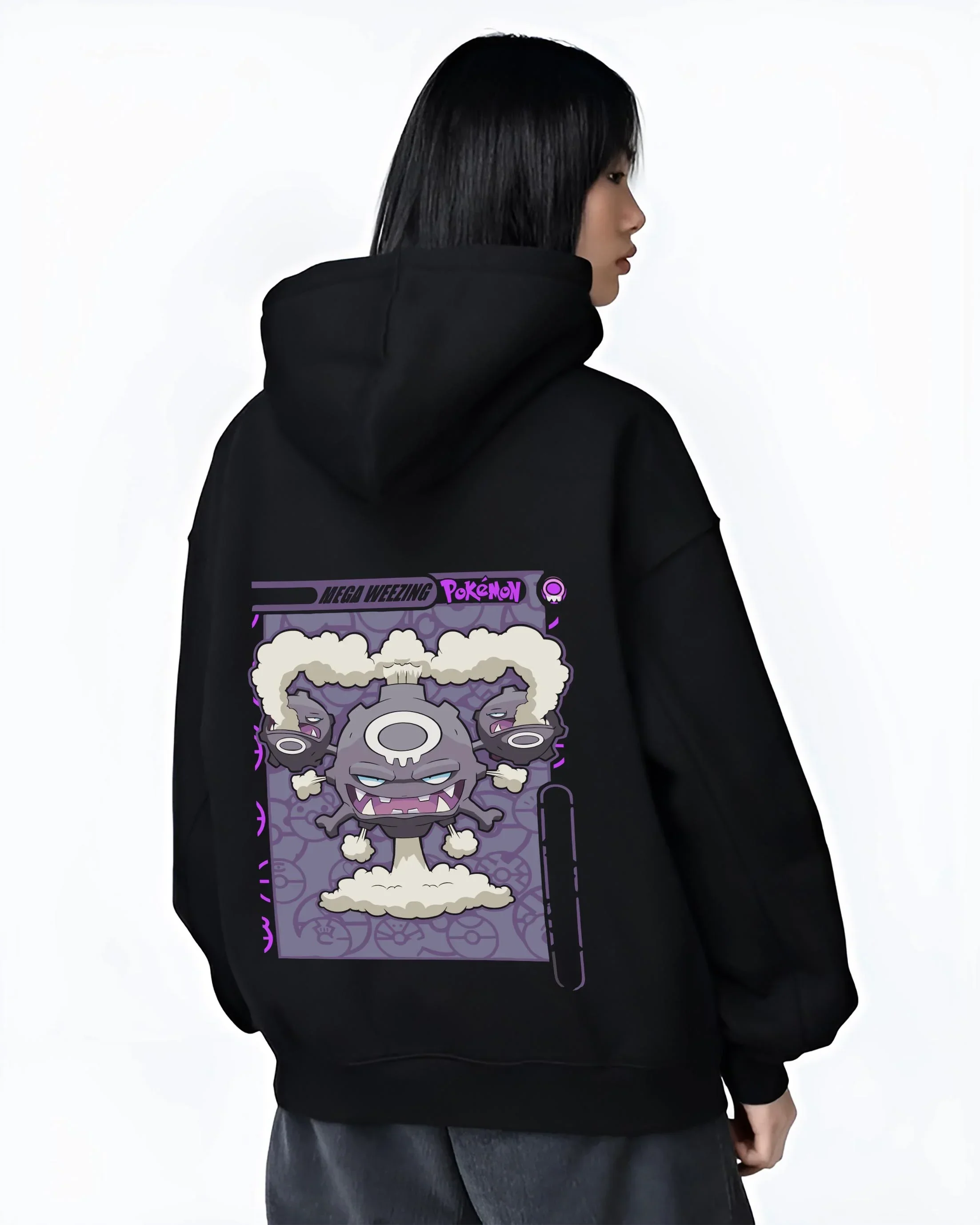 Weezing Hoodie Pokémon Mega Evolution Card - Image 3