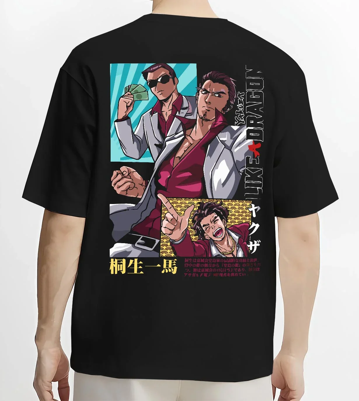 Yakuza Hoodie Kazuma Kiryu Majima Goro Jumper - Image 4