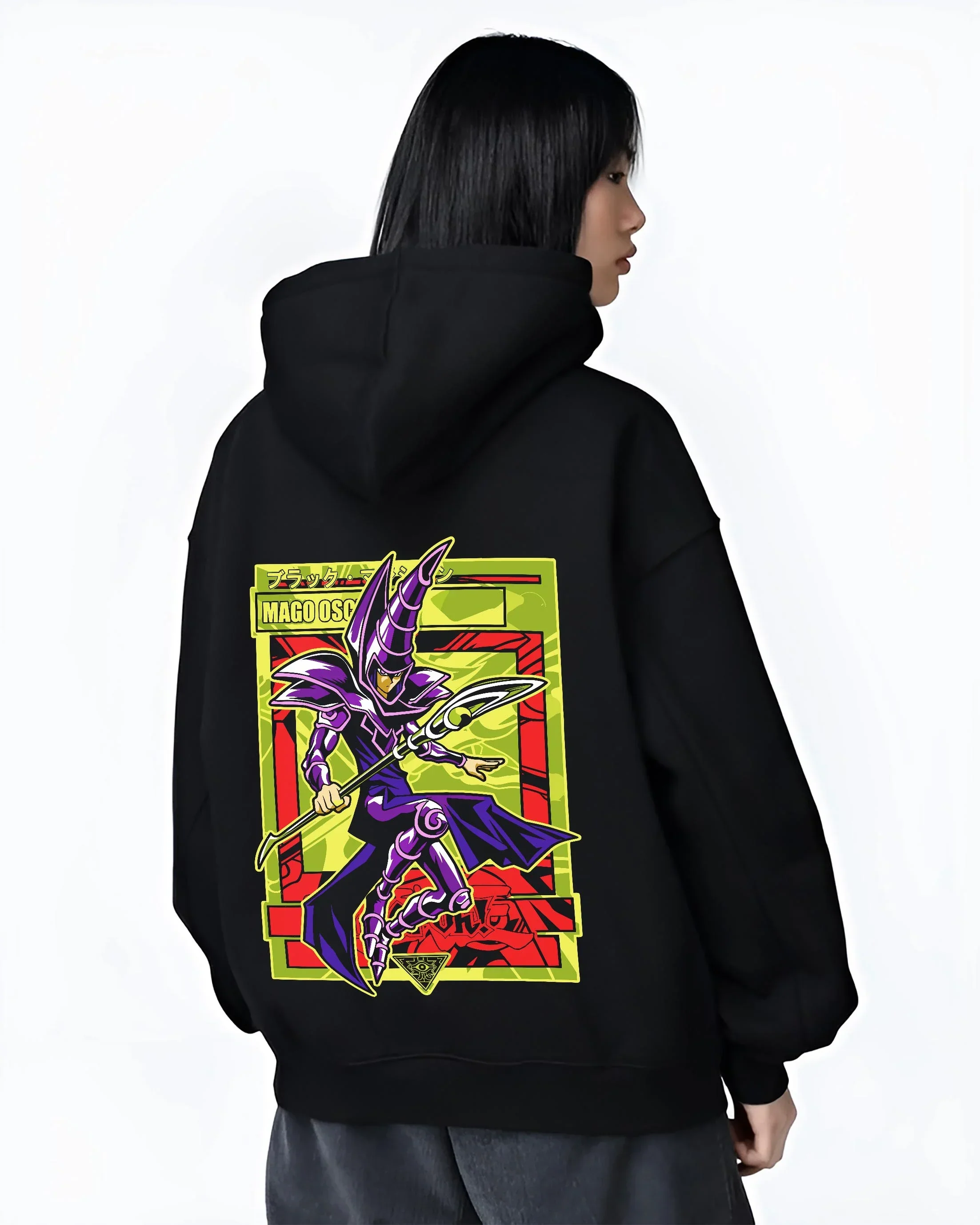 Yu-Gi-Oh Dark Magician Hoodie Classic Spell Jumper - Image 3