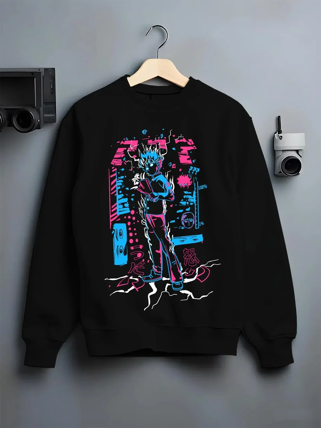 Yuji Itadori Jujutsu Kaisen Hoodie Black Flash Battle - Image 6