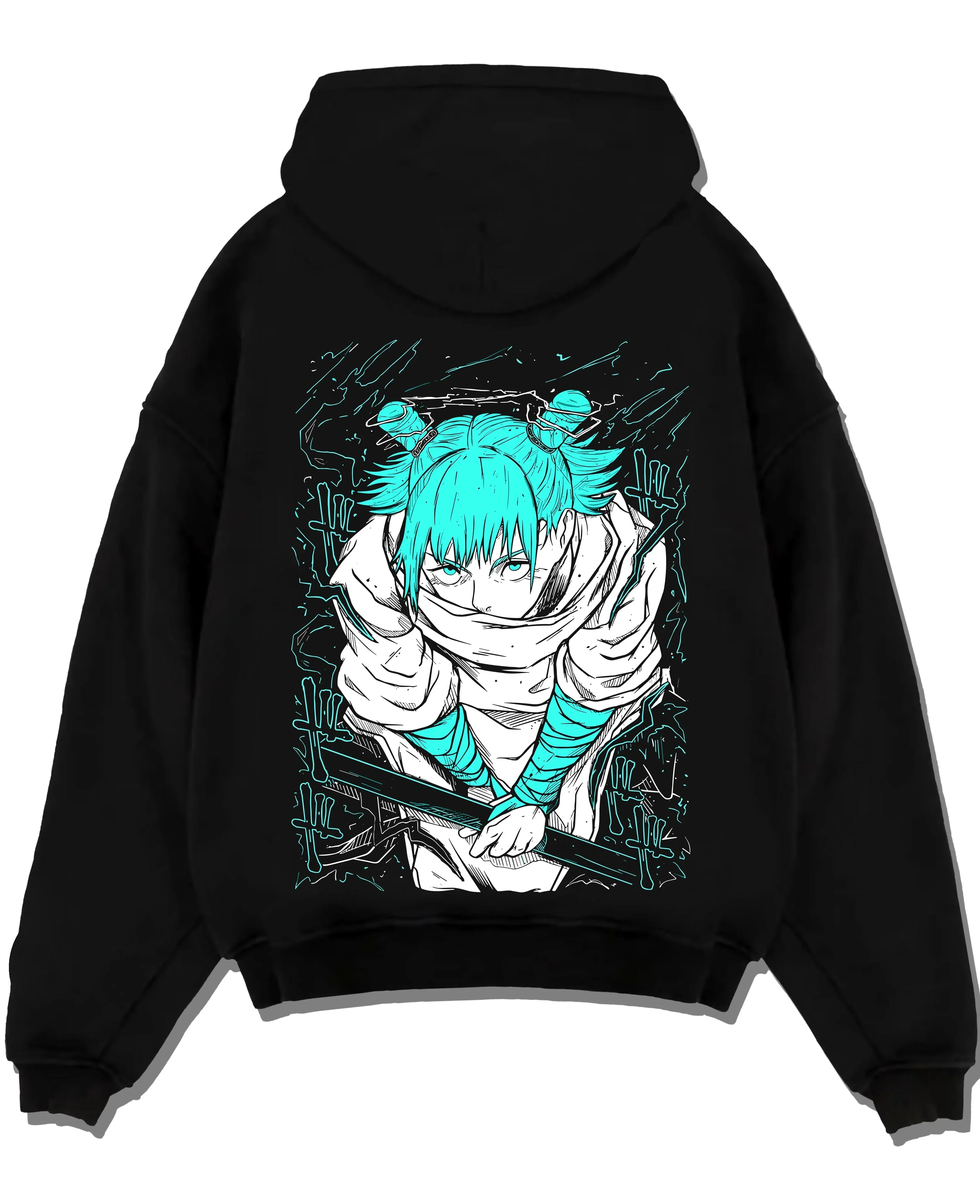 Yuji Jujutsu Kaisen Hoodie Cursed Energy Black Flash