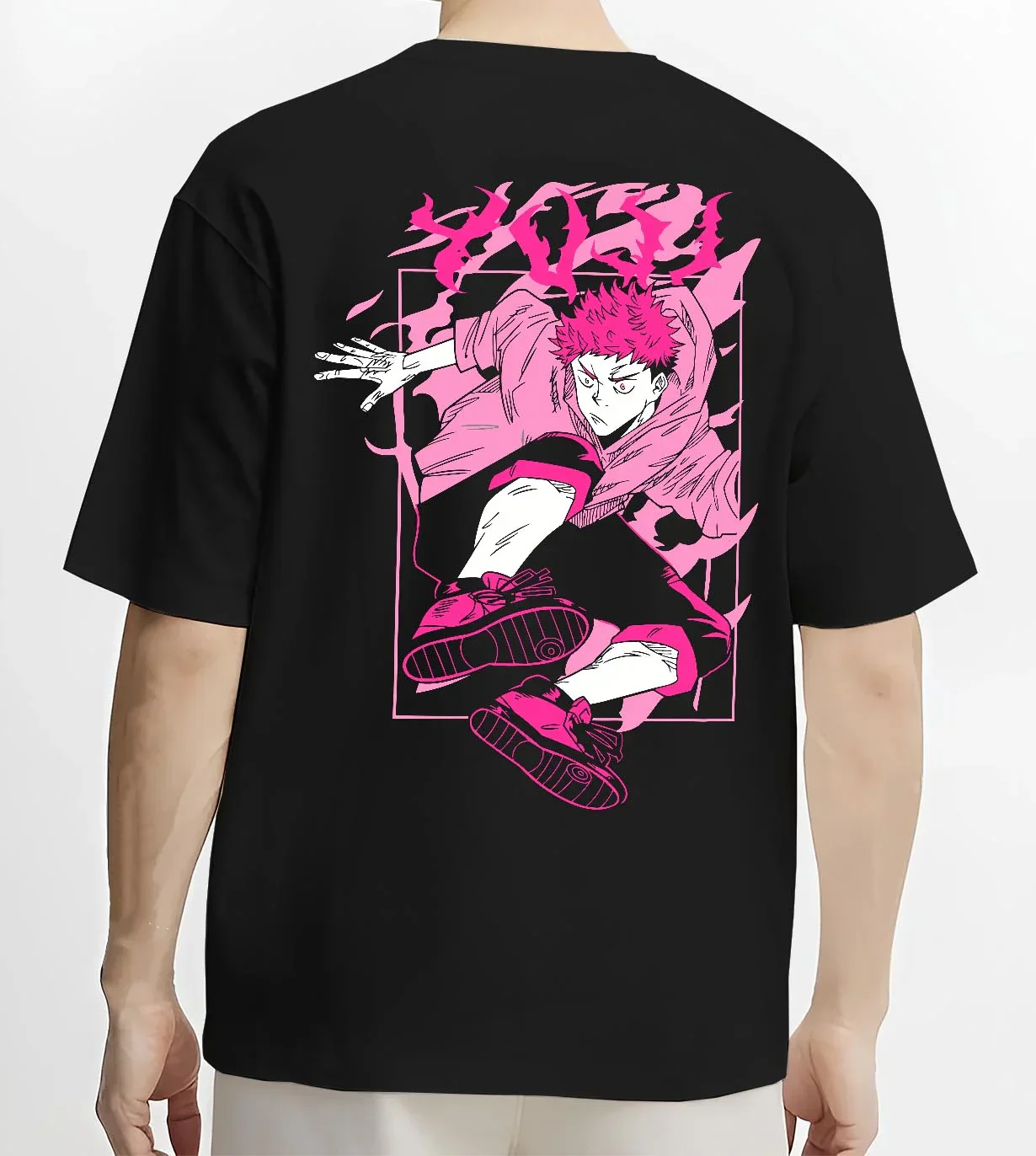 Yuji Itadori Jujutsu Kaisen Hoodie Dynamic Black Flash - Image 4