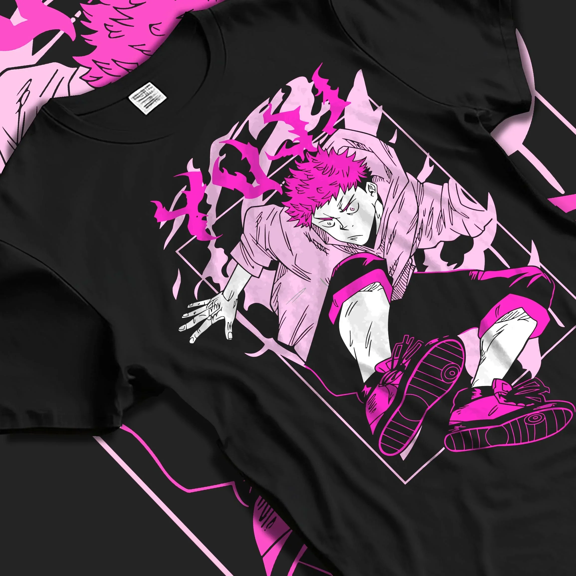 Yuji Itadori Jujutsu Kaisen Hoodie Dynamic Black Flash - Image 5