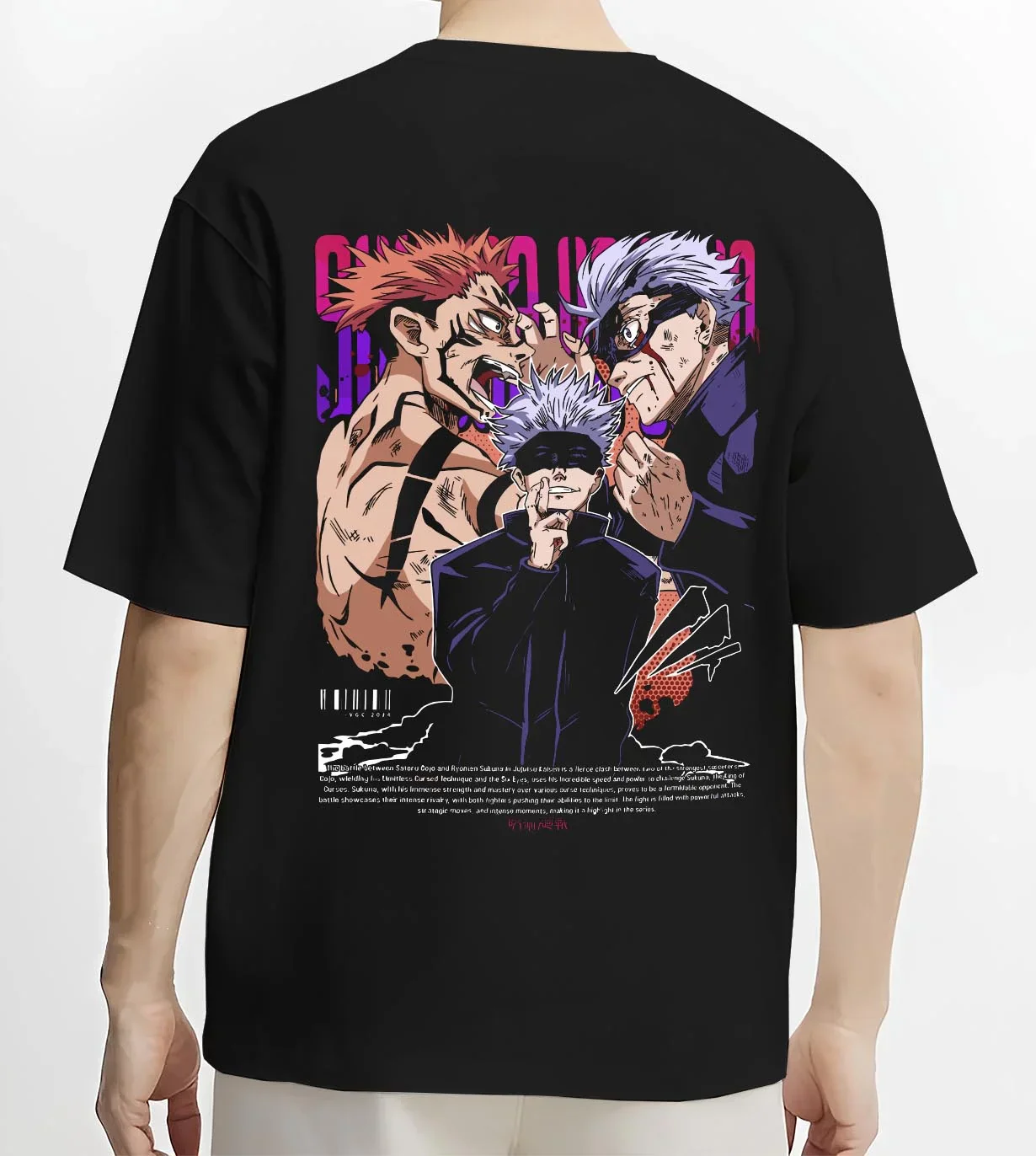 Yuji Gojo Hoodie Jujutsu Kaisen Battle Clash - Image 4