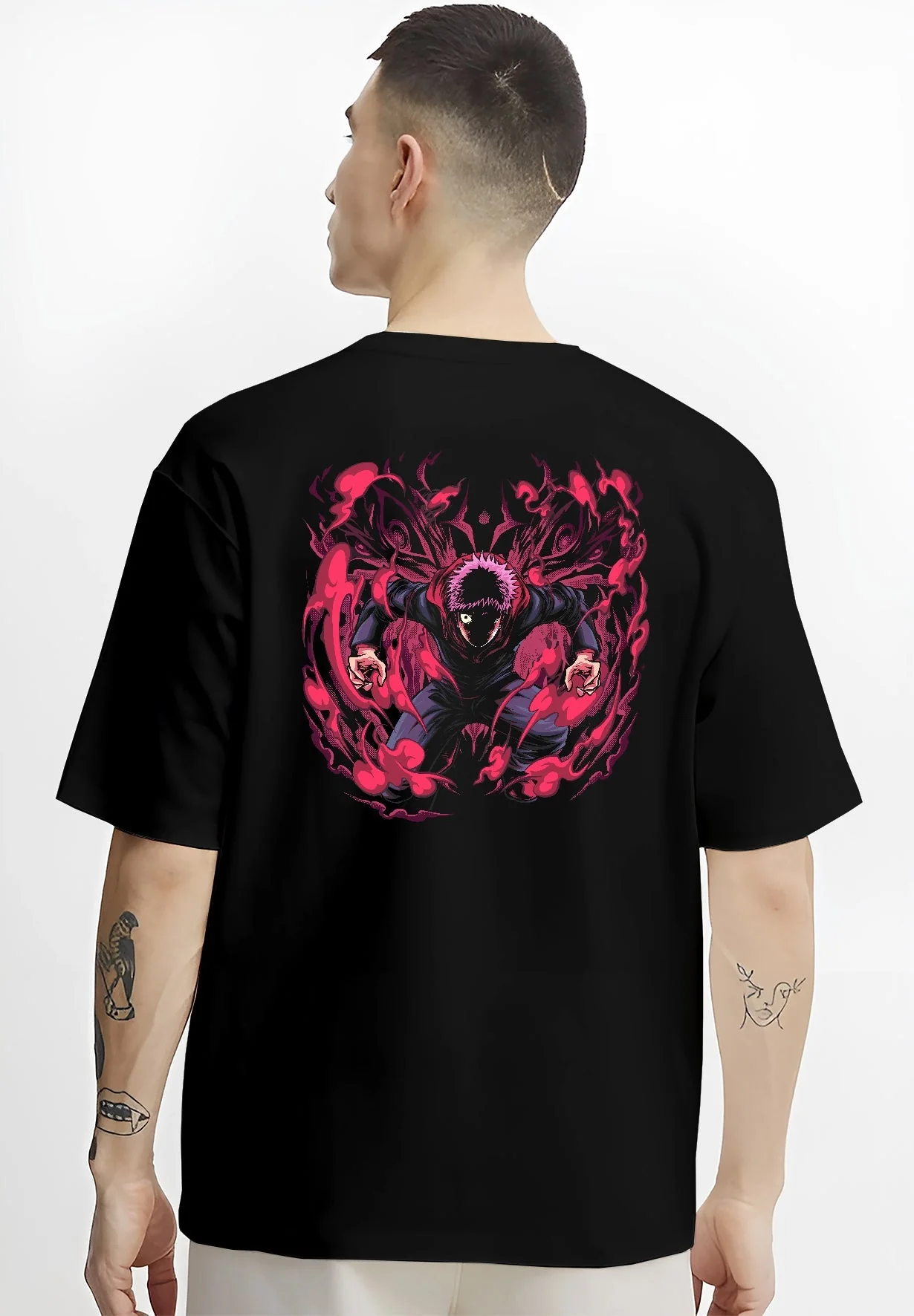 Yuji Itadori Silent Rage Jujutsu Kaisen Premium Hoodie - Image 4