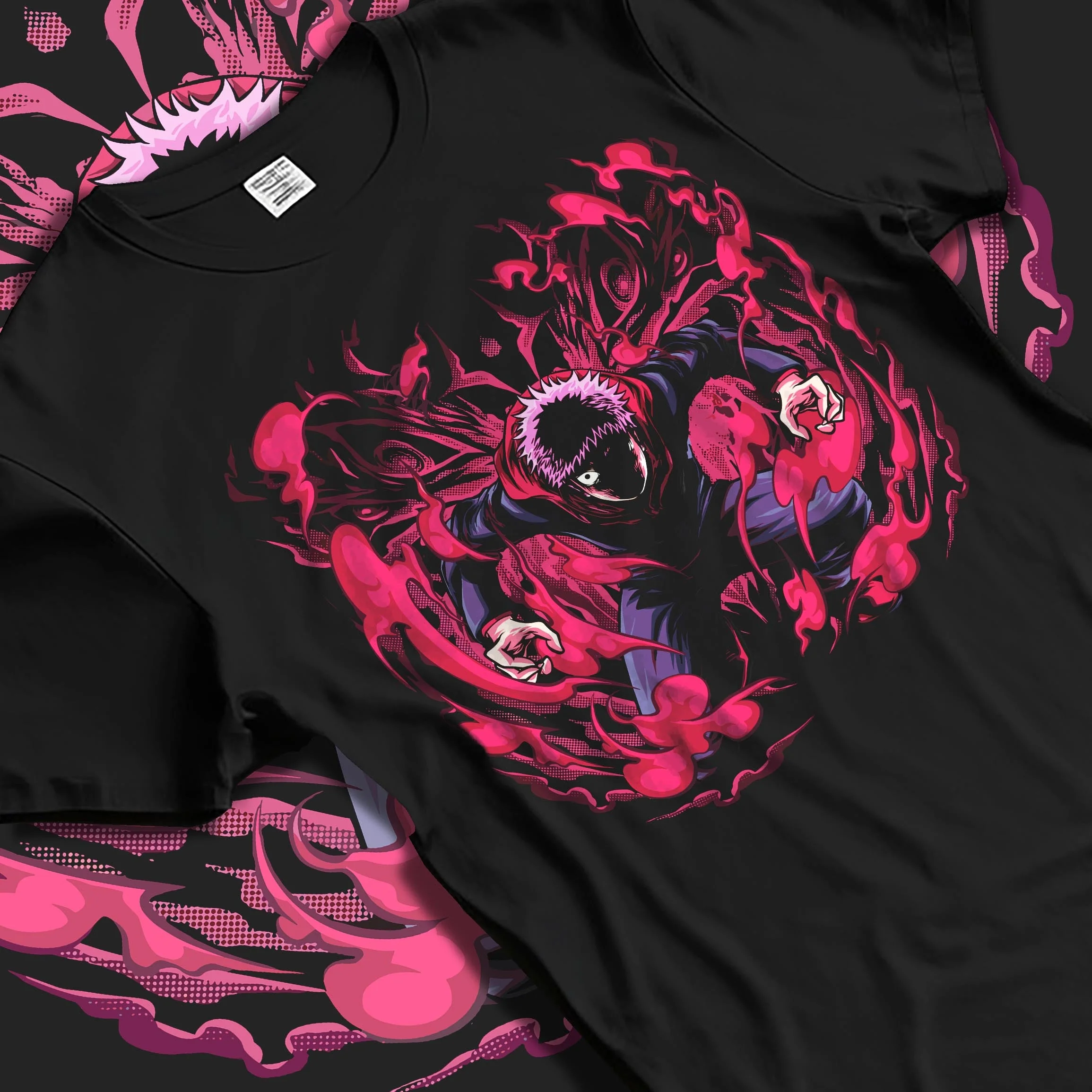 Yuji Itadori Silent Rage Jujutsu Kaisen Premium Hoodie - Image 5
