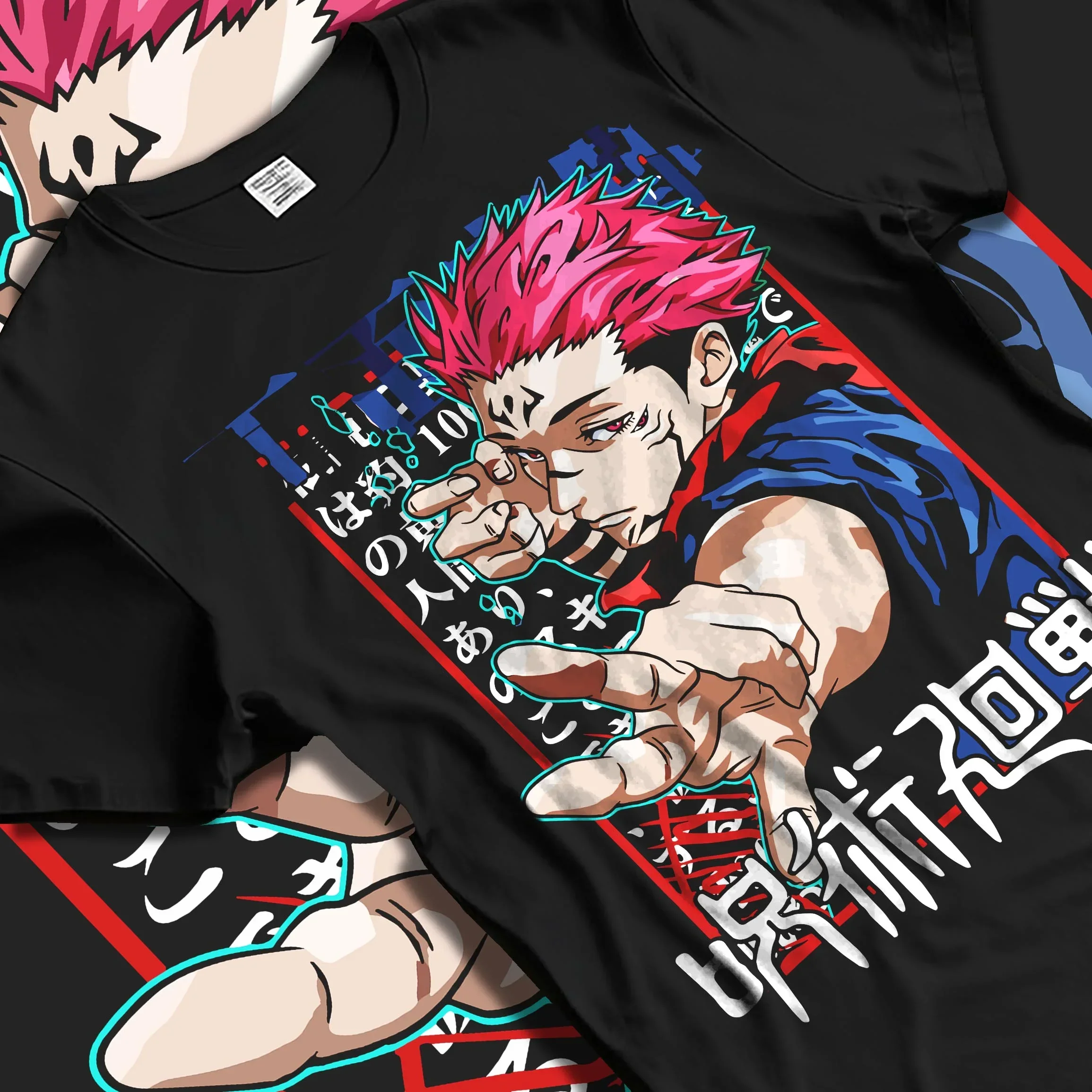 Yuji Itadori Jujutsu Kaisen Hoodie Black Flash Surge - Image 5