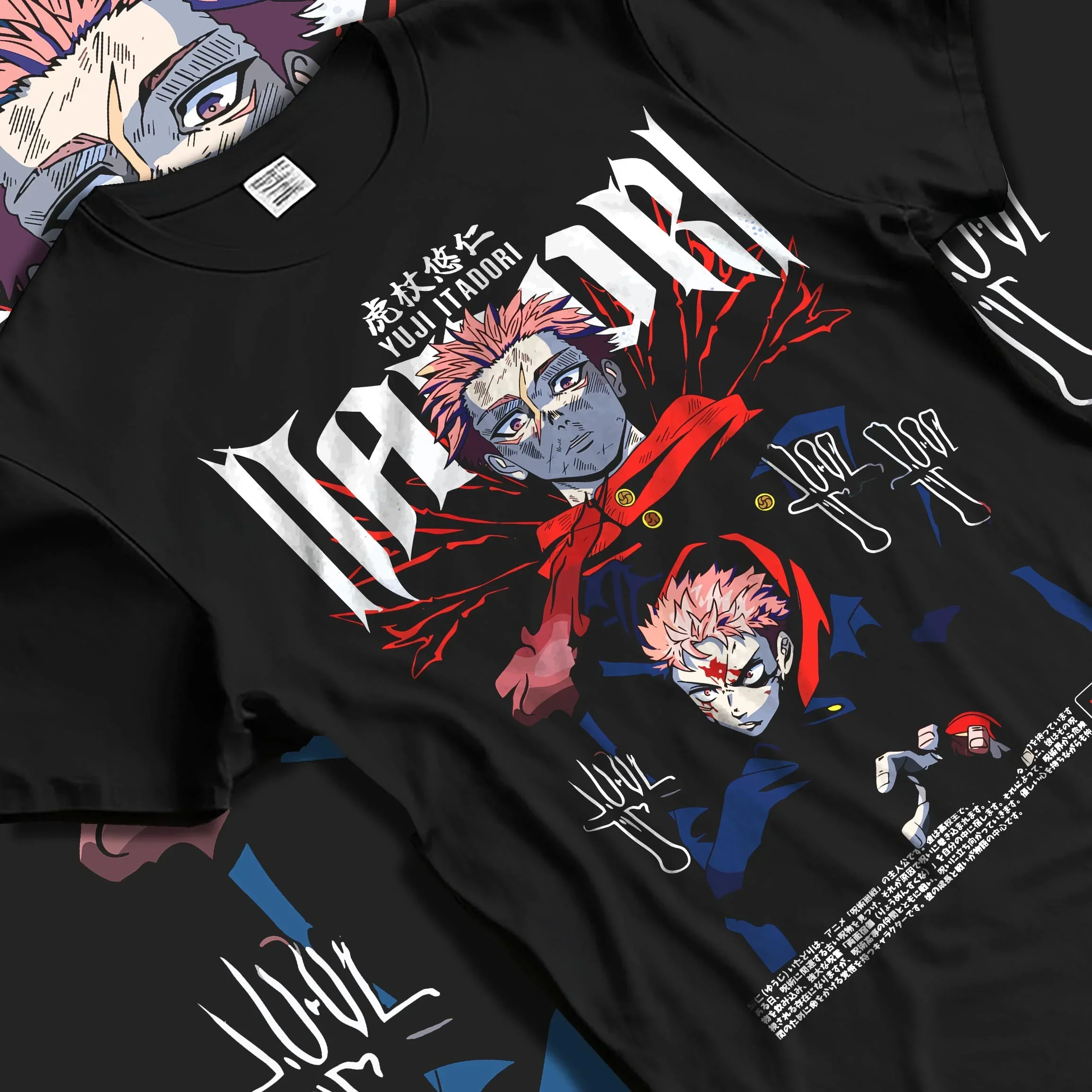 Yuji Jujutsu Kaisen Hoodie Split Form Black Flash Surge - Image 5